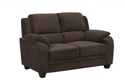                                                  							Northend Casual Chocolate Loveseat ...
                                                						 